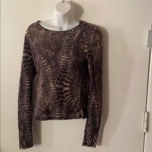 Snake print shirt